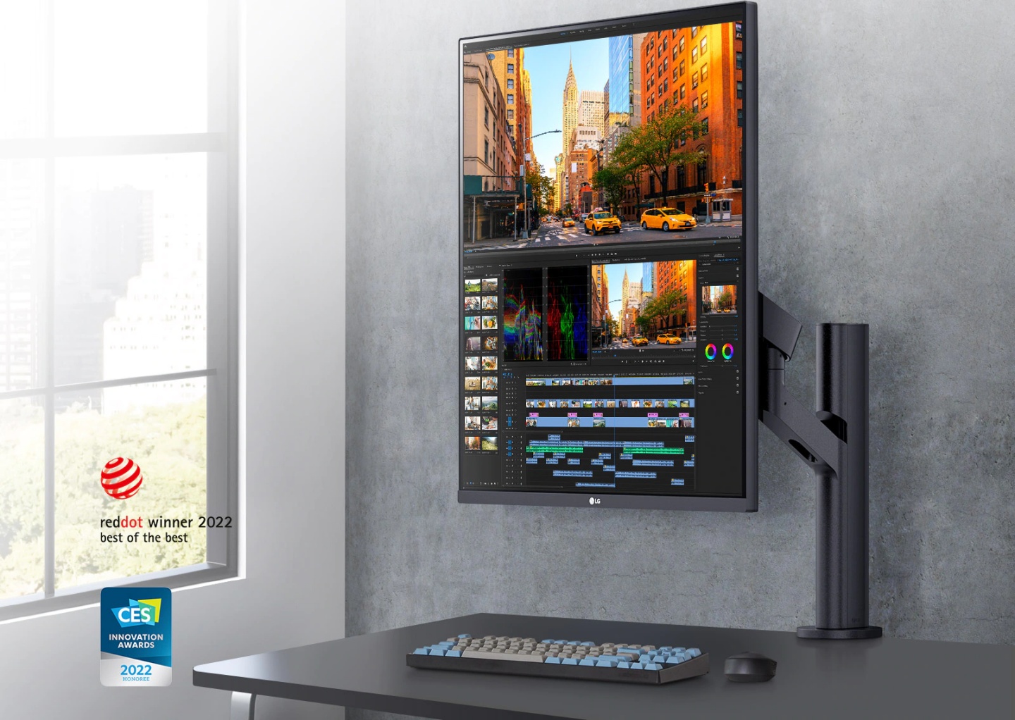 二块萤幕合在一起?LG DualUp 双能机 16:18 尺寸显示器 内容图1 潮品文-大潮社旗下实时最新热点娱乐时尚数码等新闻资讯网站! 二块萤幕合在一起?LG DualUp 双能机 16:18 尺寸显示器