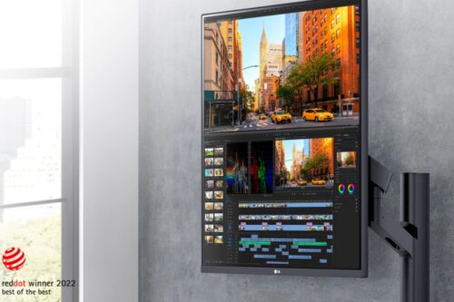 二块萤幕合在一起？LG DualUp 双能机 16:18 尺寸显示器