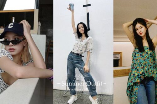 女星夏日“碎花单品”穿搭！赵露思、热巴甜酷女孩必学