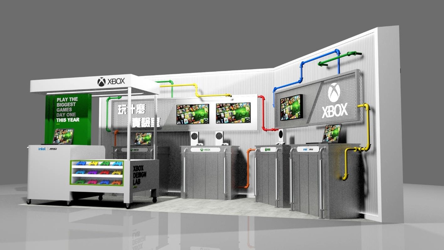 Xbox Design Lab 内地中国台湾实体快闪店！去光华设计你的 Xbox 手把，体验多款主题