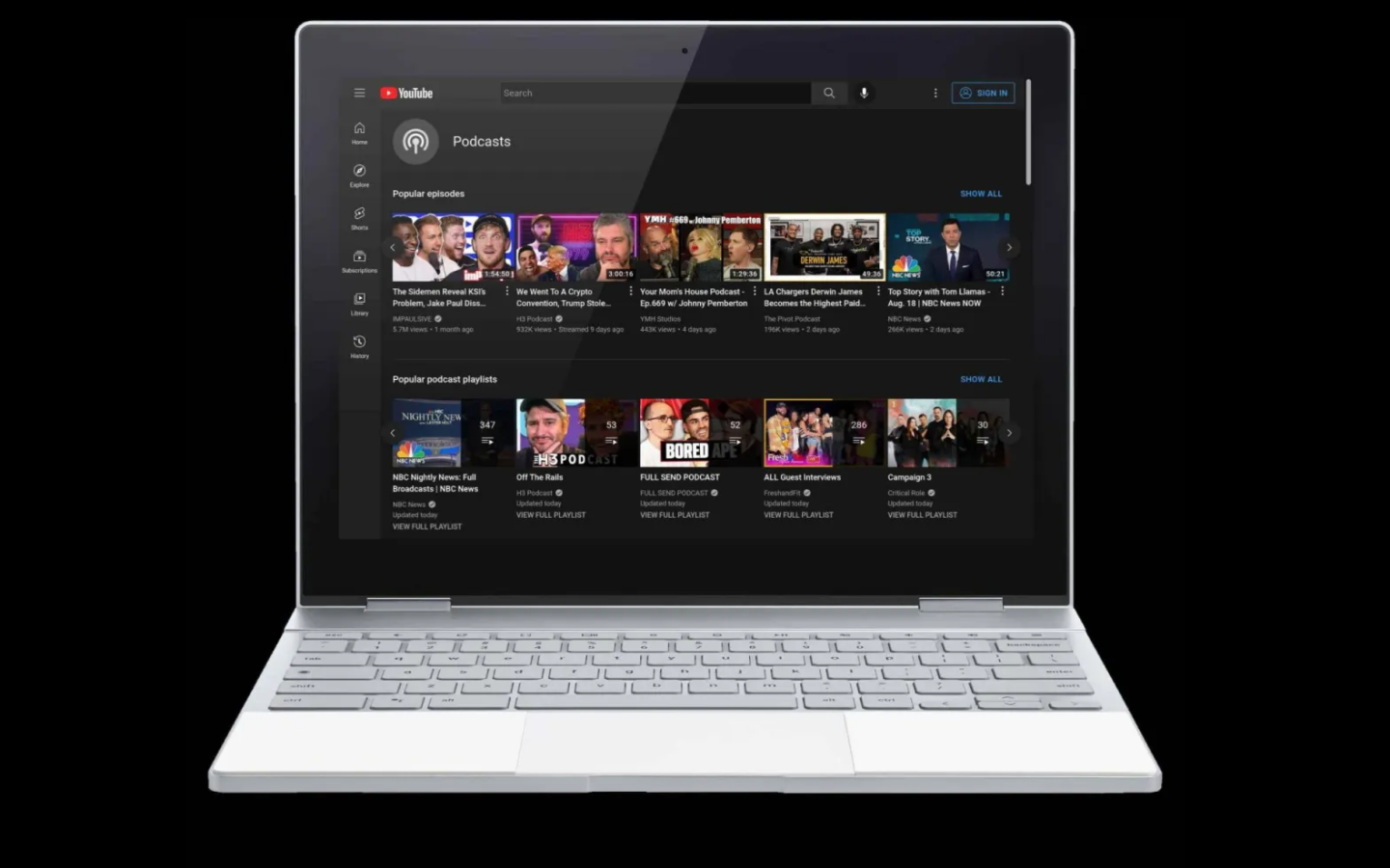 YouTube 悄悄上架 Podcast 页面,开拓音讯新事业 内容图1 潮品文-大潮社旗下实时最新热点娱乐时尚数码等新闻资讯网站! YouTube 悄悄上架 Podcast 页面,开拓音讯新事业