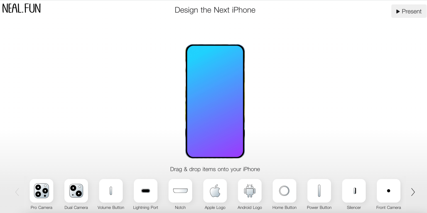等不及想看到最新的 iPhone 14?趣味网站‘ NEAL.FUN ’让你自己做一支 内容图1 潮品文-大潮社旗下实时最新热点娱乐时尚数码等新闻资讯网站! 等不及想看到最新的 iPhone 14?有趣网站‘ NEAL.FUN ’让你自己做一支