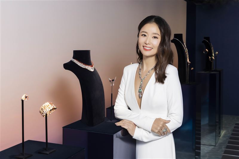 林心如出席活动大开深Ｖ。（图／品牌提供）