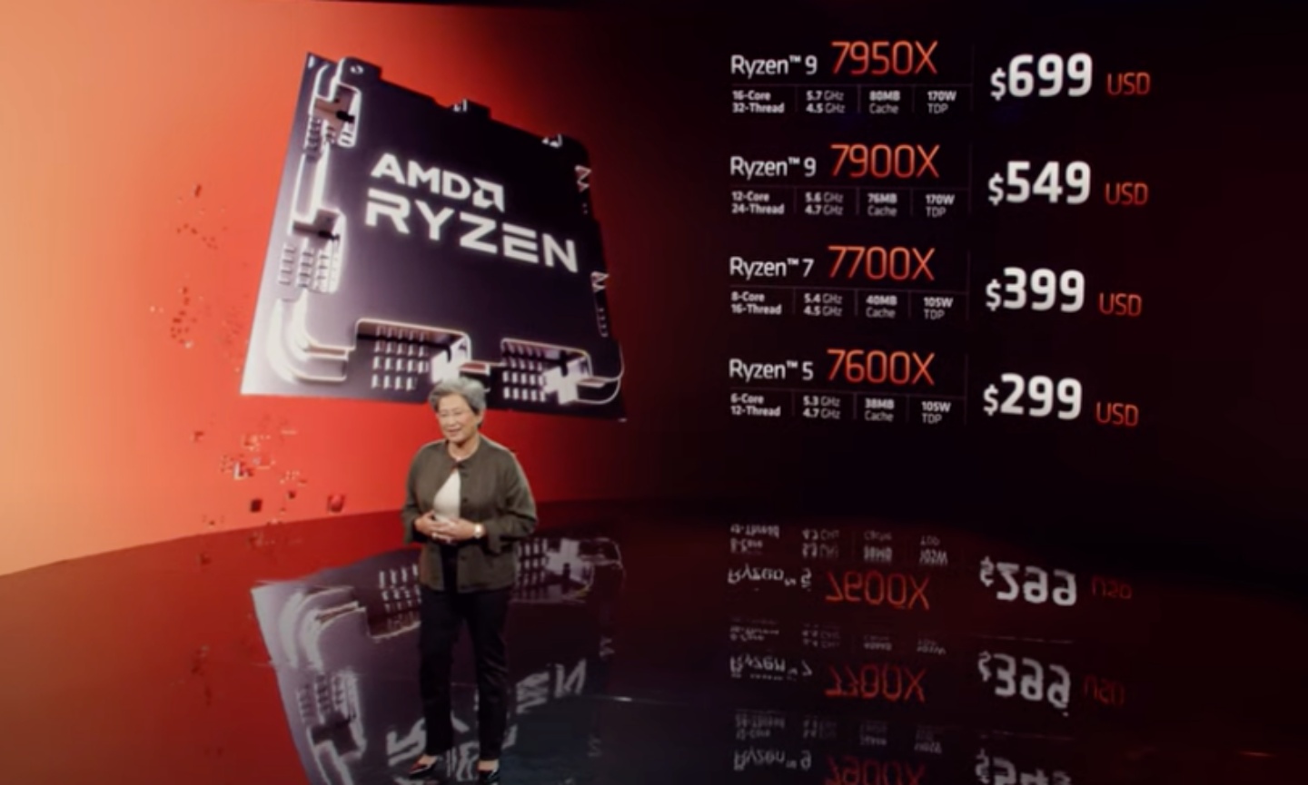 AMD 新款 Ryzen 7000 系列处理器正式亮相!采用 5mn 制程和全新的 Zen 4 架构 预计 9/27 开卖 内容图3 潮品文-大潮社旗下实时最新热点娱乐时尚数码等新闻资讯网站! AMD 新款 Ryzen 7000 系列处理器正式亮相!采用 5mn 制程和全新的 Zen 4 架构 预计 9/27 开卖