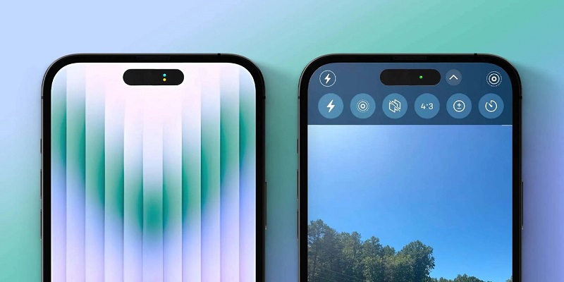 News I iPhone 14 Pro “惊叹号”暗藏玄机？中间可提醒App摄像头和...! 更多热点 图2张