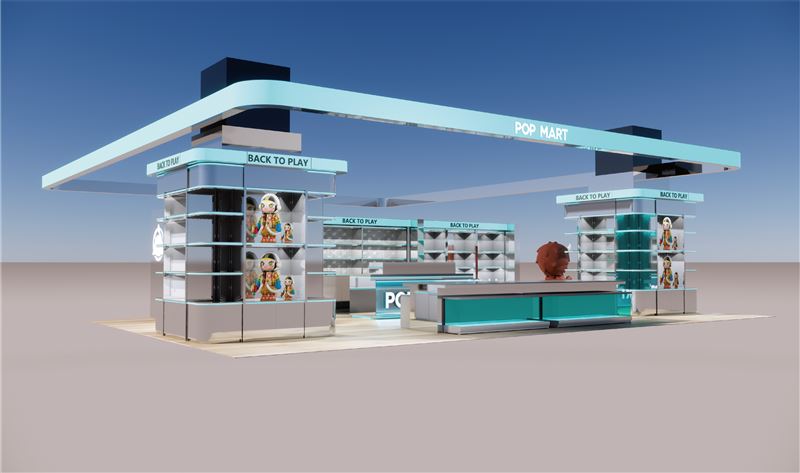 席卷全球潮玩品牌来台!泡泡玛特内地中国台湾首店这天开幕 内容图7 潮品文-大潮社旗下实时最新热点娱乐时尚数码等新闻资讯网站! 内地中国台湾首间实体店即将于9月8日试营运,店内装潢透过金属感材质及LED灯条,呈现出独具未来感的潮流设计风格。(图/品牌提供)