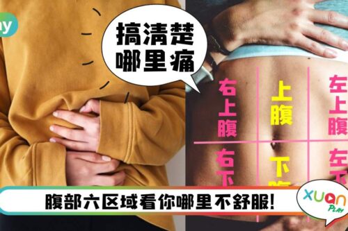 Tips｜你的肚子到底痛什么？教你浅看肚子6大分区的痛因！