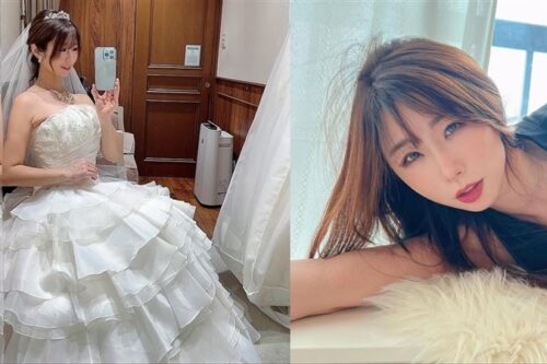 前AA女神引退6年曝喜讯“带球嫁了”与男友甜蜜试婚纱！