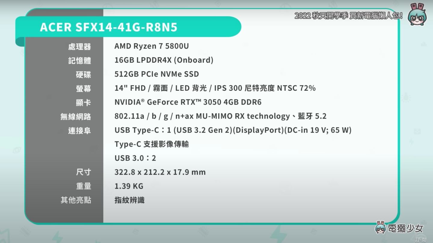 2022 年精选 11 台超值笔电:两万内学生小资、上班族文书处理、电竞游戏玩家,看这篇挑就行! 内容图8 潮品文-大潮社旗下实时最新热点娱乐时尚数码等新闻资讯网站! 2022 年精选 11 台超值笔电:两万内学生小资、上班族文书处理、电竞游戏玩家,看这篇挑就行!