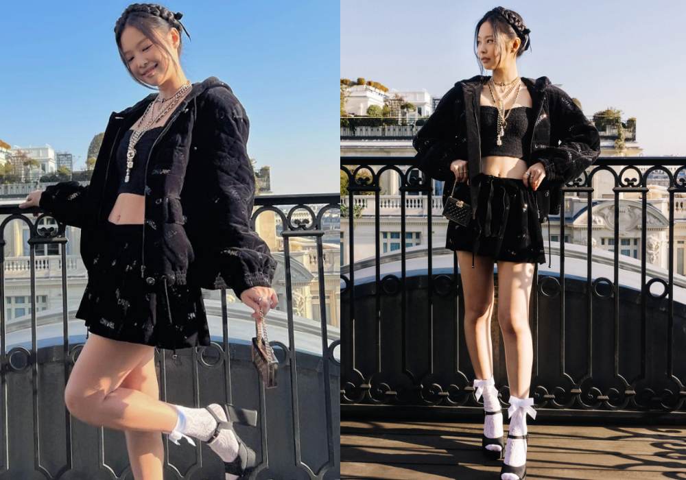 Style I Jennie穿性感白洋装亮相秀场，重温“人间香奈儿”看秀造型 更多热点 图6张