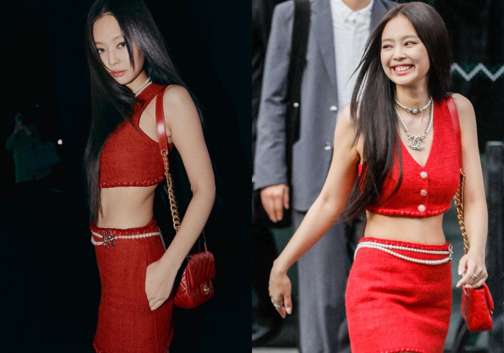 Style I Jennie穿性感白洋装亮相秀场，重温“人间香奈儿”看秀造型 更多热点 图7张