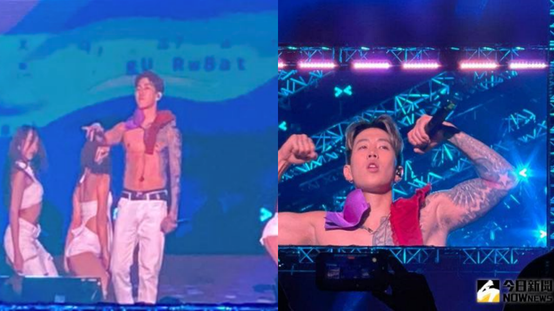 JayPark粉丝丢红色BRA上台