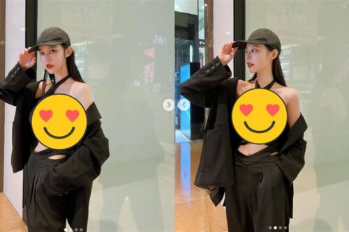 正妹张香香火辣泳衣穿上街！“东西半球”包不住网暴动：回头率一千