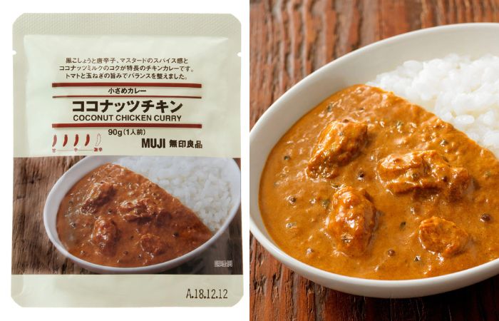 muji椰子咖喱酱料