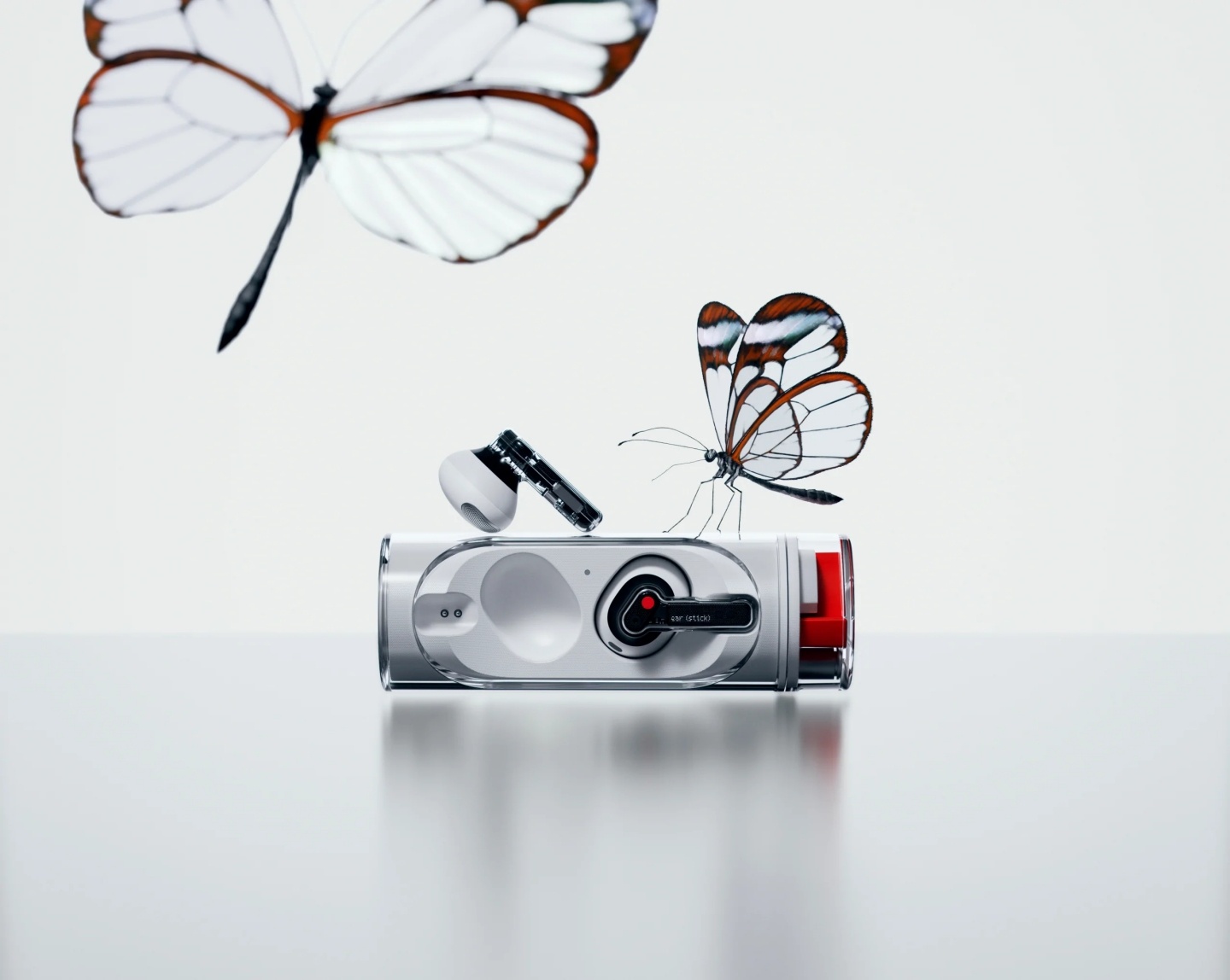 Nothing Ear (stick) 发表!半入耳式耳机,是科技产品也是时尚单品?口红状充电盒,左右旋转让你把玩 内容图1 潮品文-大潮社旗下实时最新热点娱乐时尚数码等新闻资讯网站! Nothing Ear (stick) 发表!半入耳式耳机,是科技产品也是时尚单品?口红状充电盒,左右旋转让你把玩