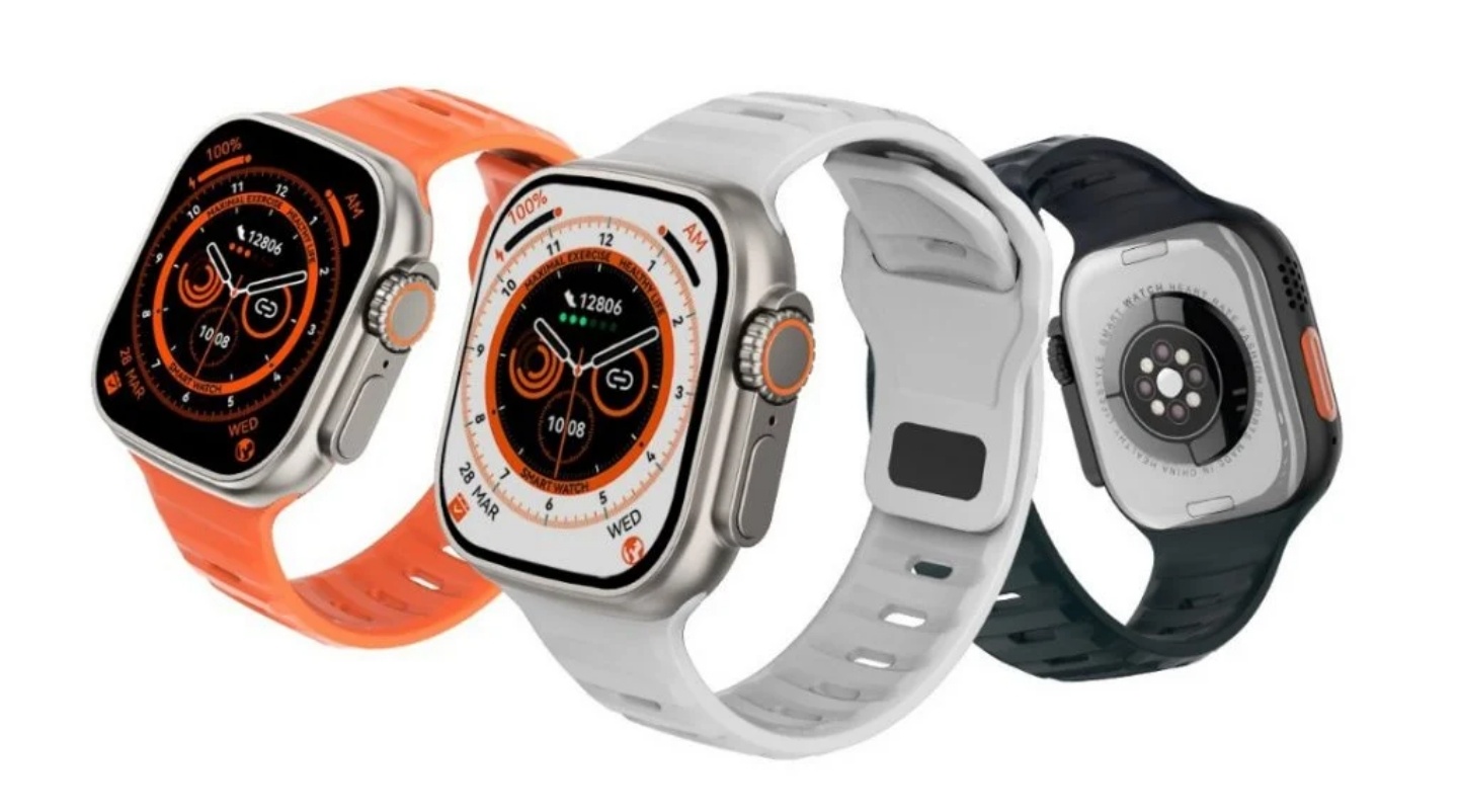 千元有找的 Apple Watch Ultra？内地品牌 DTNO.1 新品 DT8 Ultra 长相与最强苹果表相同，续航还更好？ 数码科技 图1张
