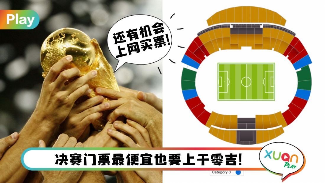 科普 | 一张2022年世界杯门票多少钱？从RM323至RM7555！