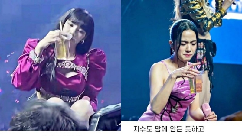 Lisa、Jisoo同样被雷