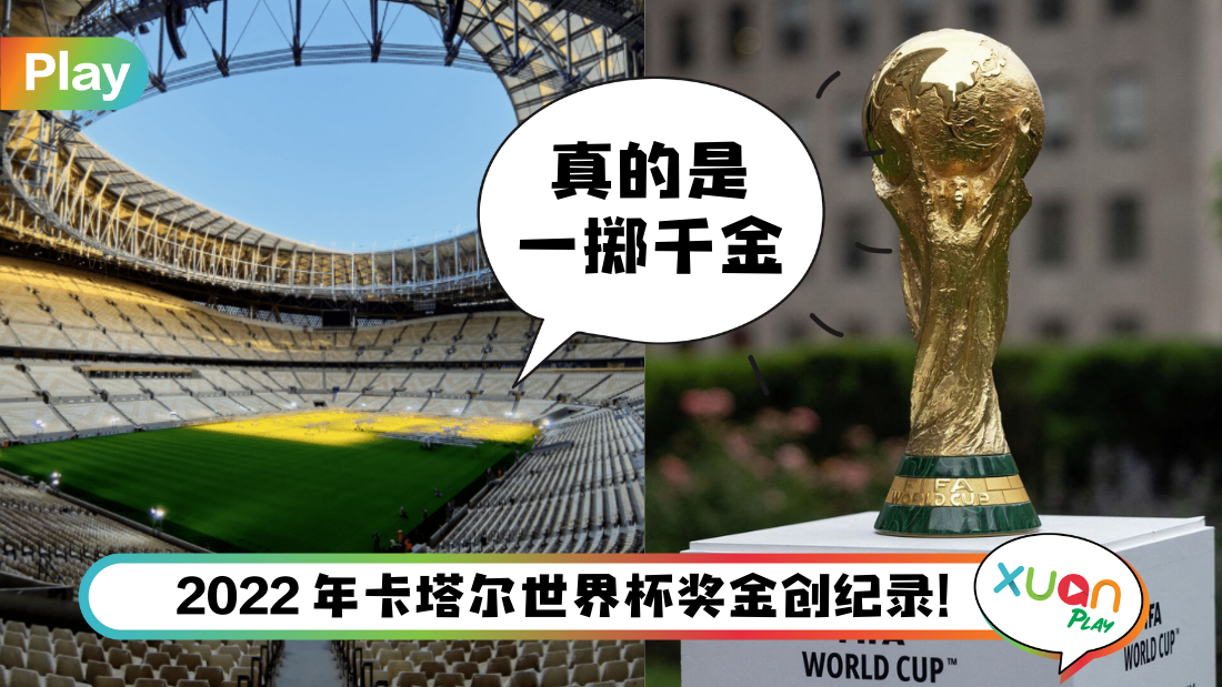 科普 I 世界杯总奖金多到吓死人!冠军比上一届多出400万美元!
