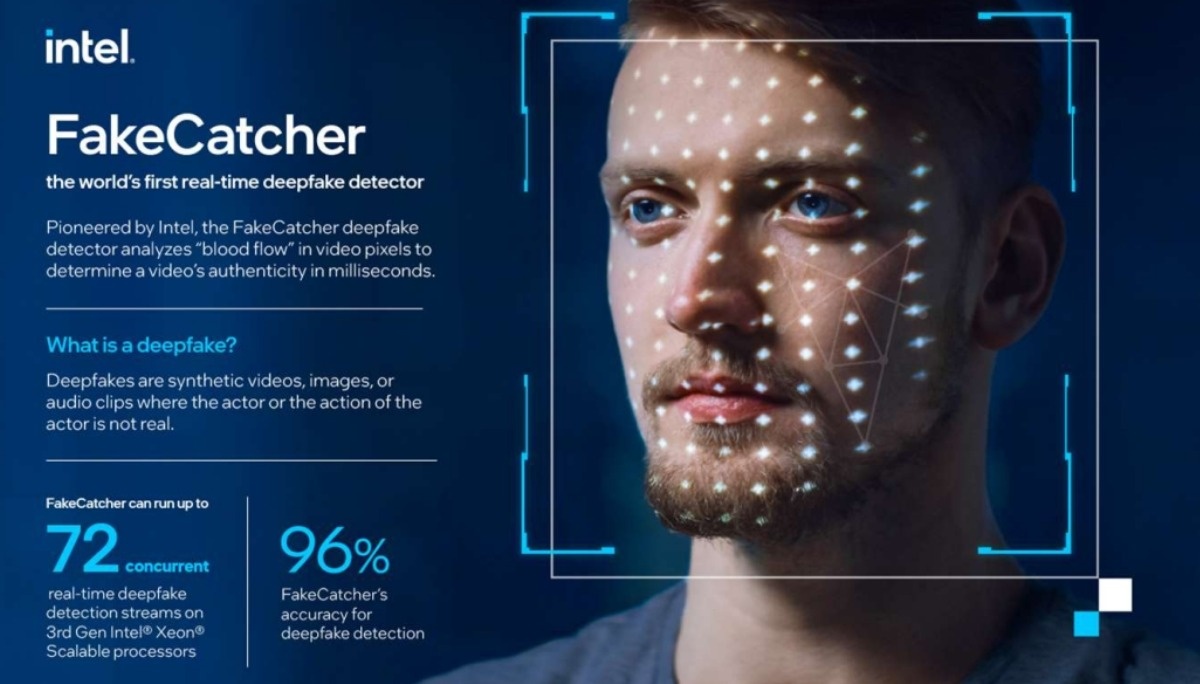 抵制 Deepfake 造假影片？英特尔发表新技术‘ FakeCatcher ’ 可以秒侦测合成影片真伪