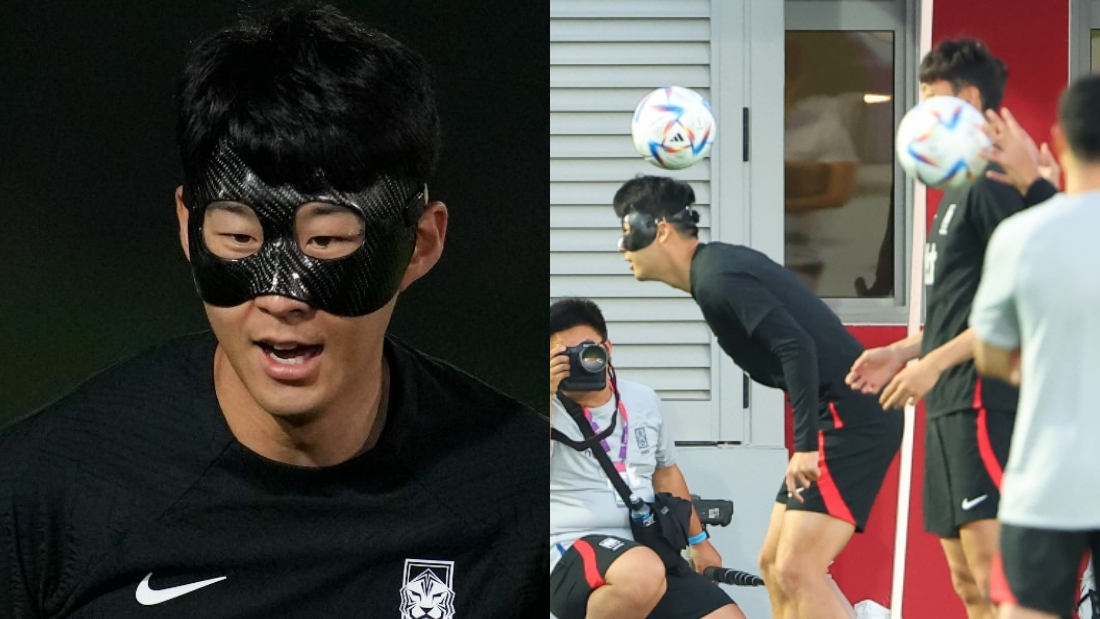 孙兴慜Batman造型