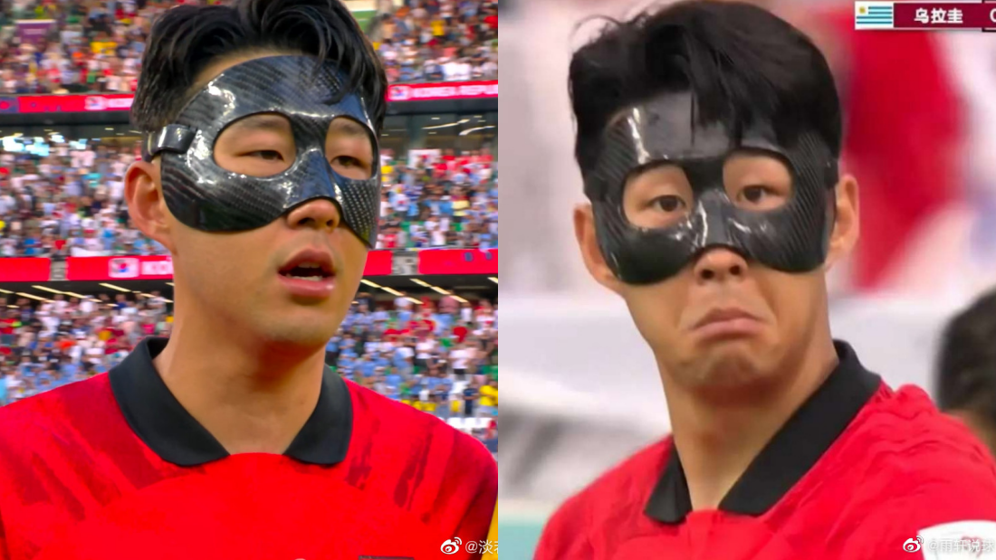 孙兴慜Batman造型