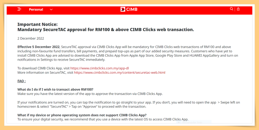 CIMB Statement