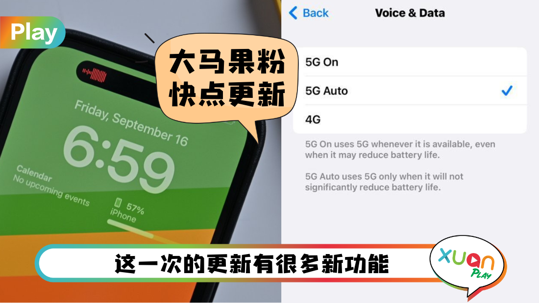 科技 I iOS16.2更新后10个新功能！马来西亚果粉终于可用5G网络了！
