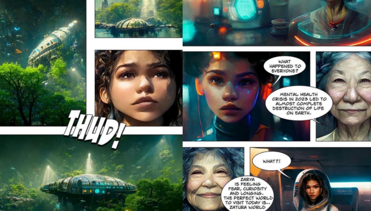 用 Midjourney 画整套漫画？美籍艺术家用行动争取到 AI 作品的着作权！但三个月后就被美国着作权局收回