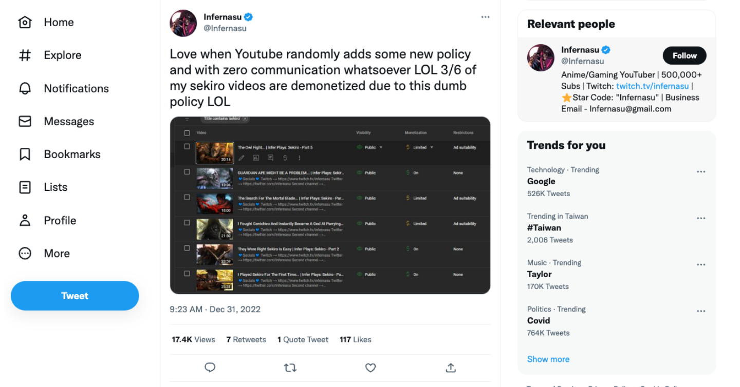 YouTube 偷更新内容政策！禁止暴力与脏话 实况主通通成了苦主？ 数码科技 图1张