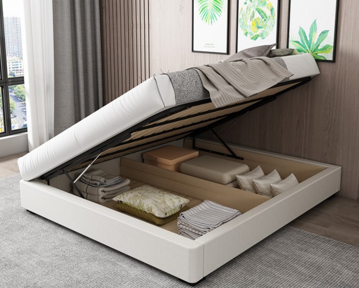 风水 I 睡房风水4禁忌,趁着新年改好迎接新一年好运气! 内容图3 潮品文-大潮社旗下实时最新热点娱乐时尚数码等新闻资讯网站! 收纳功能床架影响夫妻关系和健康