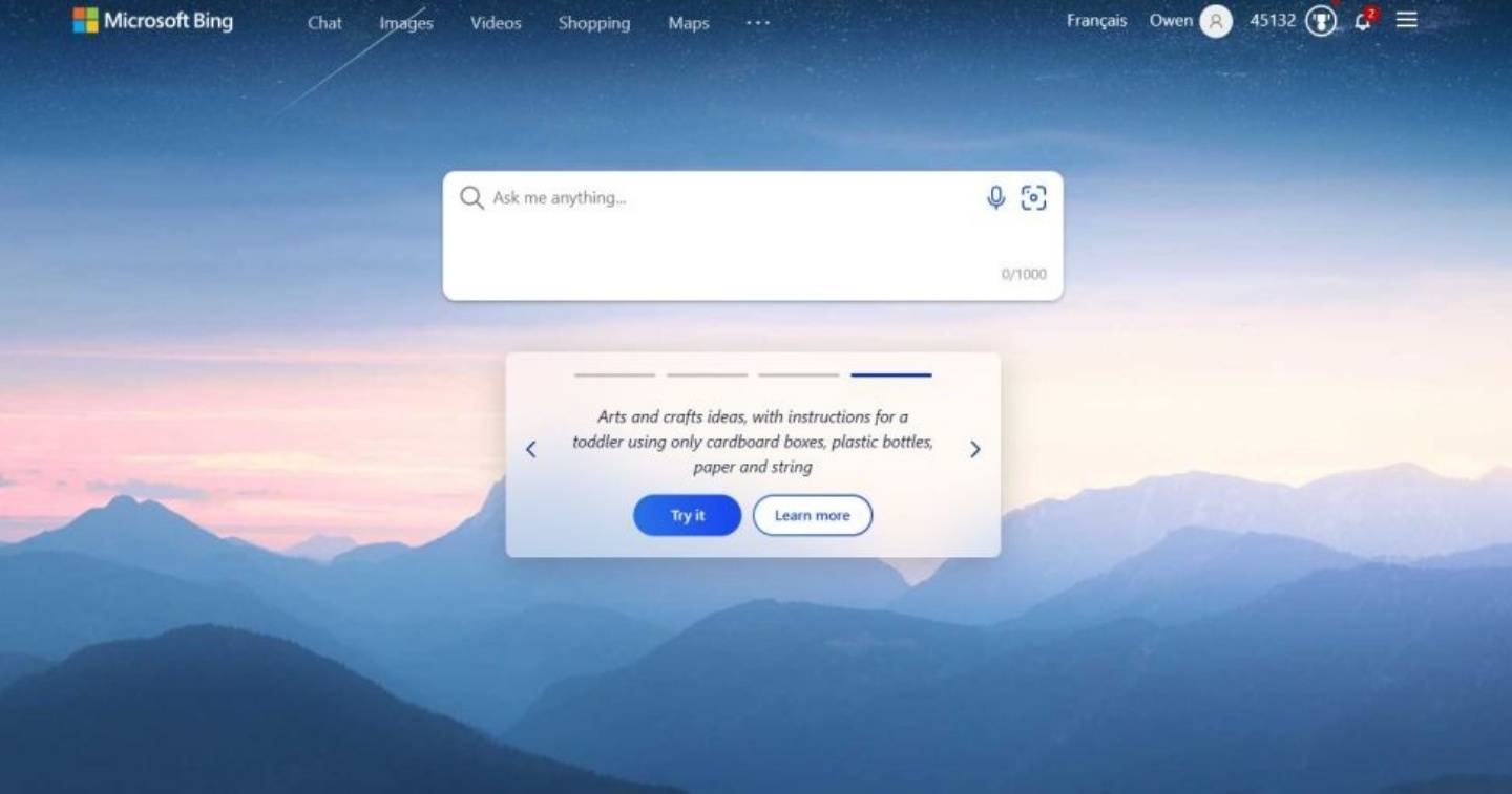 发现新版 Bing 的踪迹！导入 ChatGPT 后搜寻引擎变成个人生活助理兼创意伙伴？
