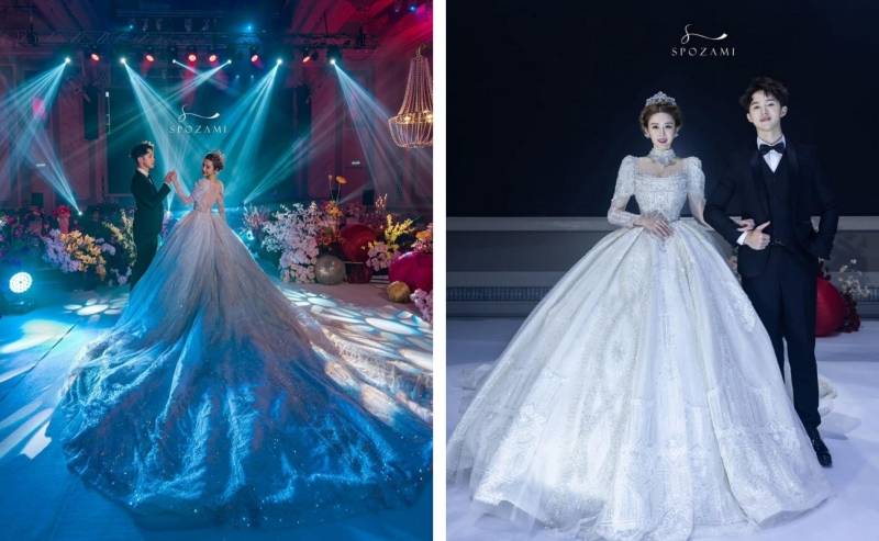 Diorlynn、达达婚纱照