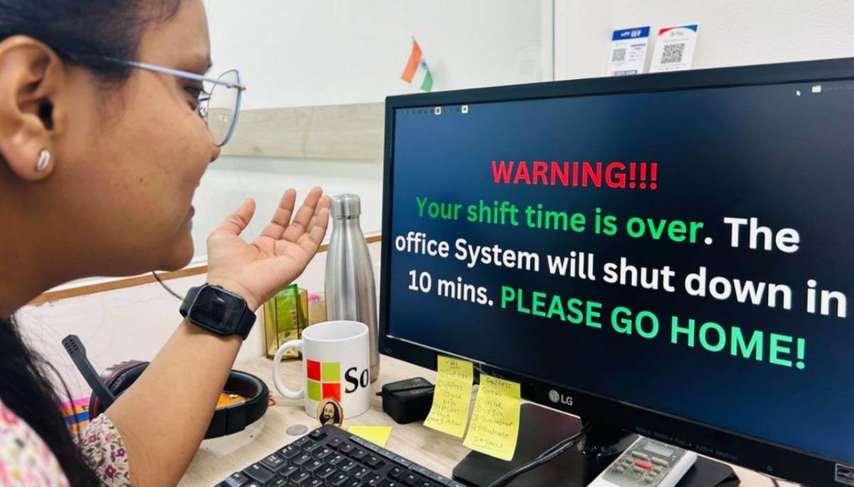 下班时间已到请回家！印度新创公司设定‘ 下班提醒 ’10 分钟内没离开 电脑就会自动关机