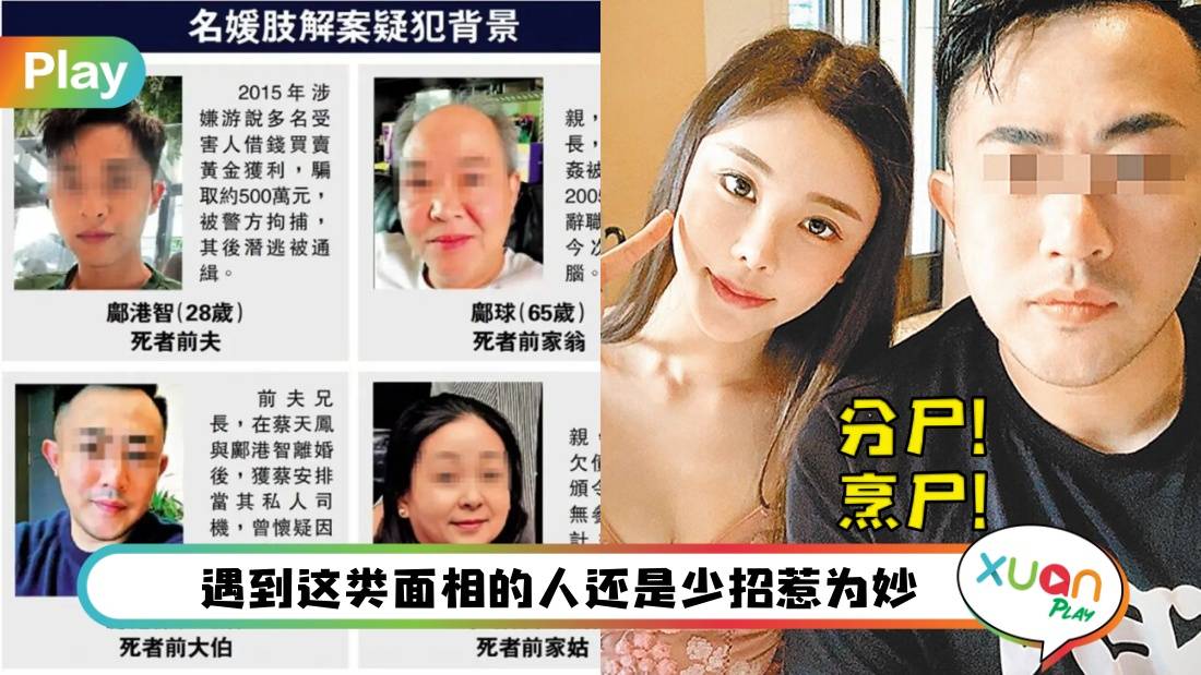 面相 I 相由心生不到你不信!变态杀人犯6大面相