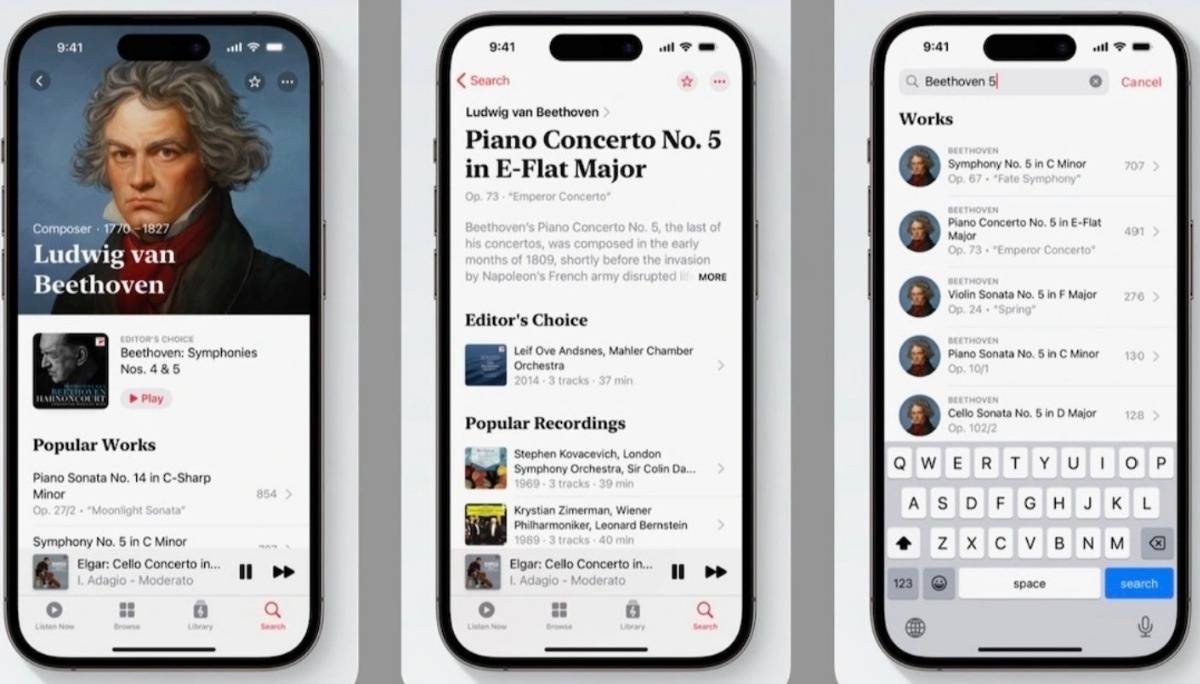 Apple 发表针对古典音乐的串流 App‘ Apple Music Cassical ’！不只可以拿来听经典 还可以学习相关知识