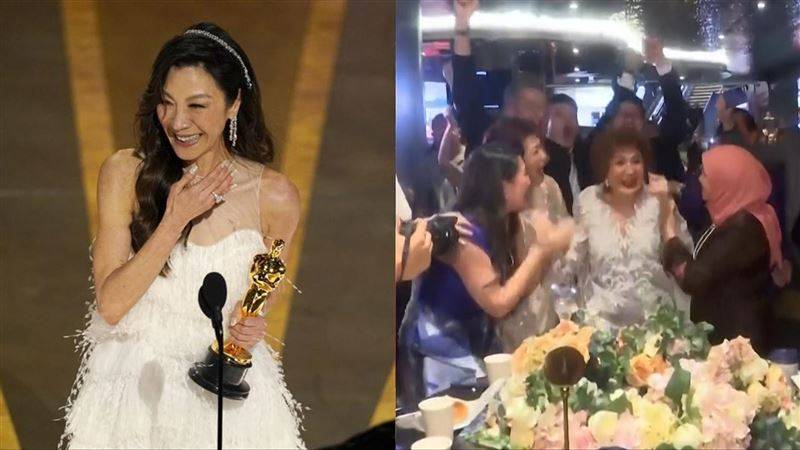 奥斯卡/杨紫琼夺影后台上感谢全文 第一时间妈嗨爆!缔造新历史纪录