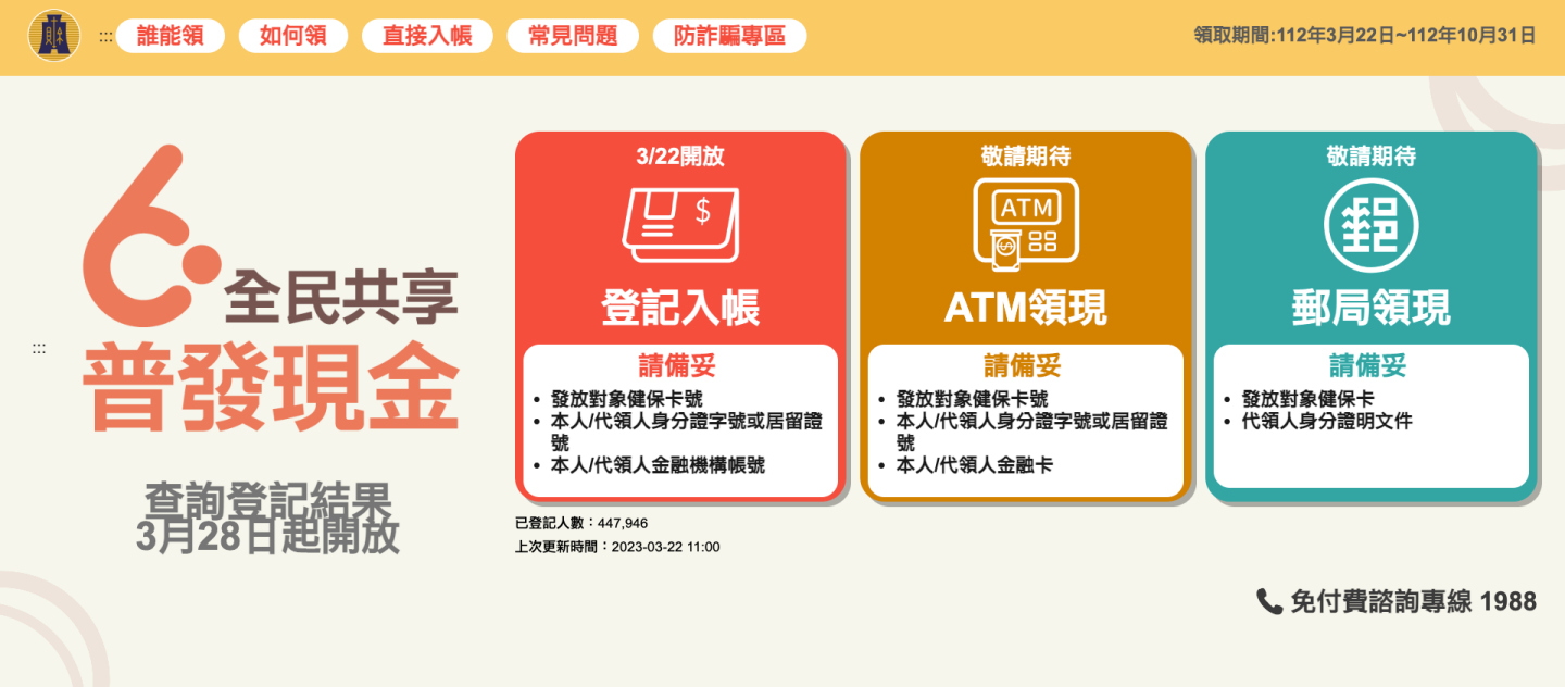 普发现金 6,000 开放登记!热门 QA 整理:何时会领到钱?分流顺序是?可以帮人代领吗?填写需准备哪些资料? 内容图1 潮品文-大潮社旗下实时最新热点娱乐时尚数码等新闻资讯网站! 普发现金 6,000 开放登记!热门 QA 整理:何时会领到钱?分流顺序是?可以帮人代领吗?填写需准备哪些资料?