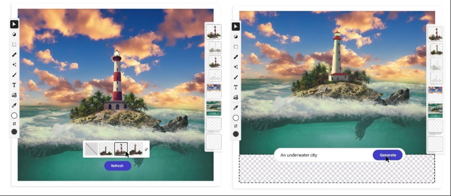 Adobe 也赶上这波 AI 风潮了!生成式人工智慧模型集‘ Firefly ’可以帮你做什么? 内容图2 潮品文-大潮社旗下实时最新热点娱乐时尚数码等新闻资讯网站! Adobe 也赶上这波 AI 风潮了!生成式人工智慧模型集‘ Firefly ’可以帮你做什么?