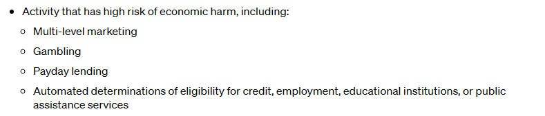 OpenAI 的 ChatGPT 大家都在用,但小心别触法啰!使用规范看仔细 内容图5 潮品文-大潮社旗下实时最新热点娱乐时尚数码等新闻资讯网站! OpenAI 的 ChatGPT 大家都在用,但小心别触法啰!使用规范看仔细