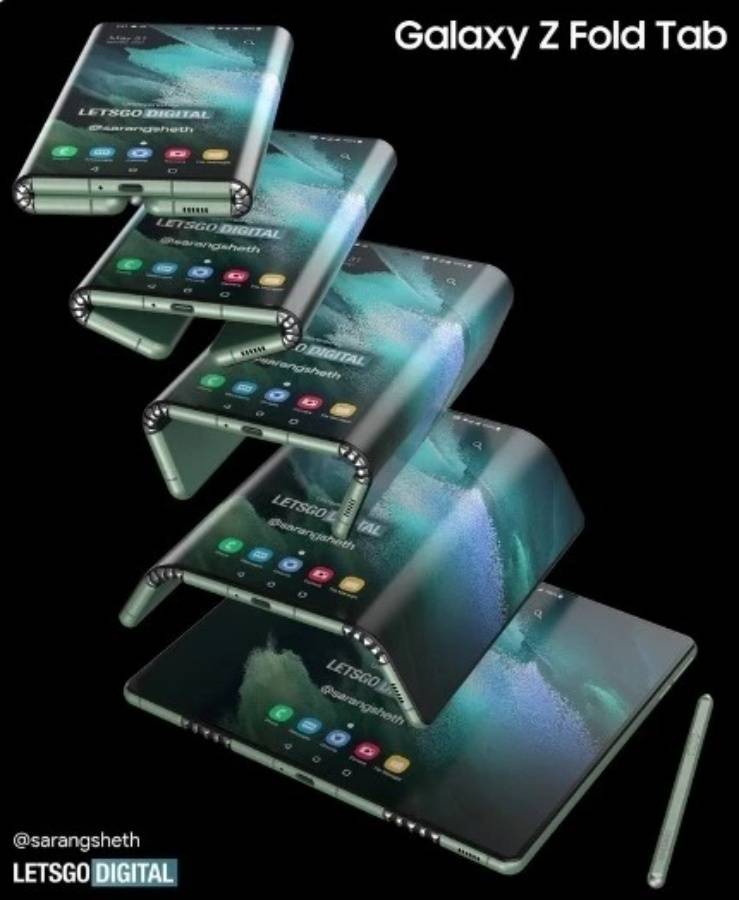 折了又折?传三星折叠平板 Galaxy Z Tab 将在今年末问世!售价可能高于 Galaxy Z Fold4 内容图2 潮品文-大潮社旗下实时最新热点娱乐时尚数码等新闻资讯网站! 折了又折?传三星折叠平板 Galaxy Z Tab 将在今年末问世!售价可能高于 Galaxy Z Fold4