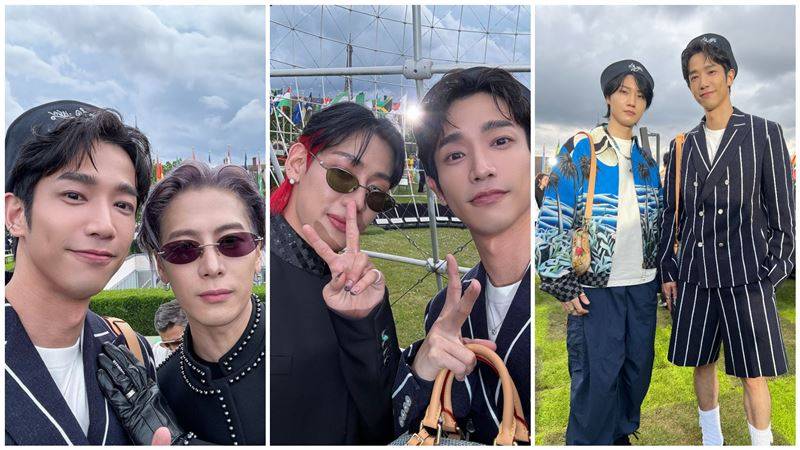 刘以豪巴黎看秀同场日韩大咖!漫步恋爱之都却自嘲“桃花挂蛋”