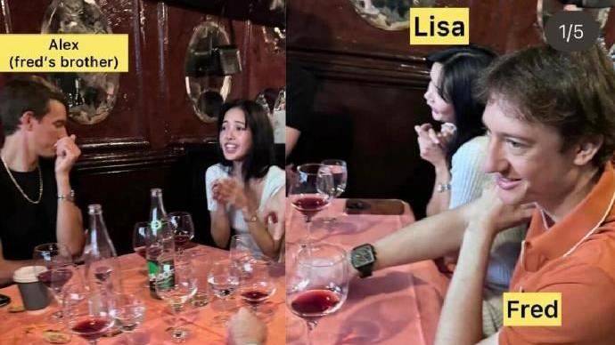 Lisa半只脚踏入豪门！爱的高调“合体LV三公子家人”没在藏