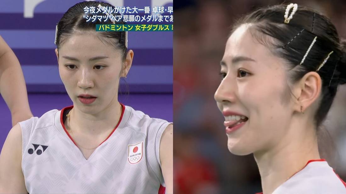 奥运2024｜日本女双志田千阳输了比赛 赢了人心！官方导播怼脸直拍镜头冲热搜 娱乐资讯 图3张