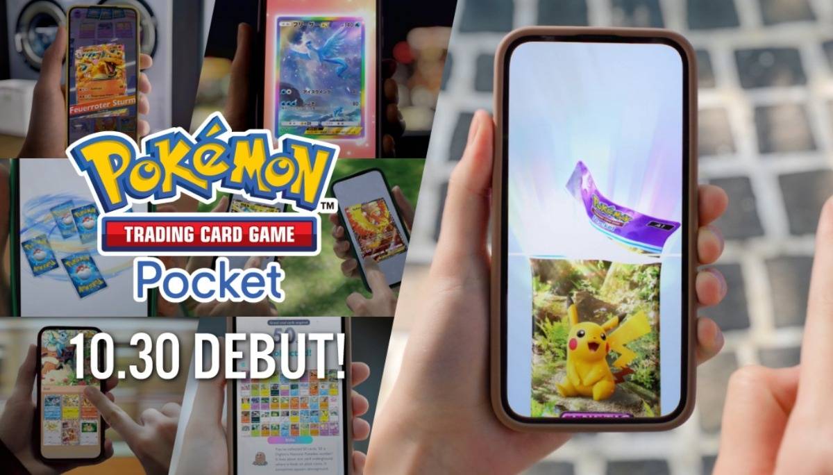 宝可梦卡牌手游 10 月底上线！每天免费抽两包！iOS 和 Android 玩家都能下载