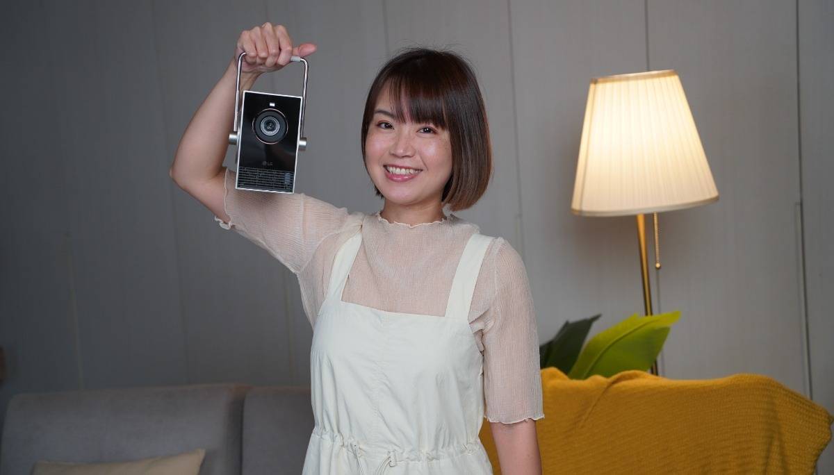 开箱｜投影机长太漂亮了：LG CineBeam Q 小银河 4K 微型投影机私心得