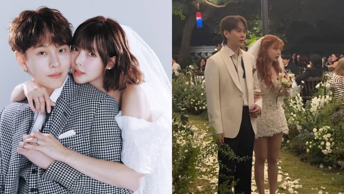泫雅、龙俊亨婚礼现场路透曝光！新娘身型引网疯猜：双喜临门？ 娱乐资讯 图1张