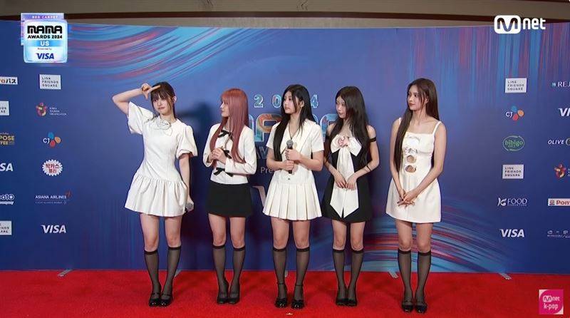 2024MAMA众星云集！ILLIT红毯俏皮登场　国际女团穿超短裙如啦啦队 时尚资讯 图4张