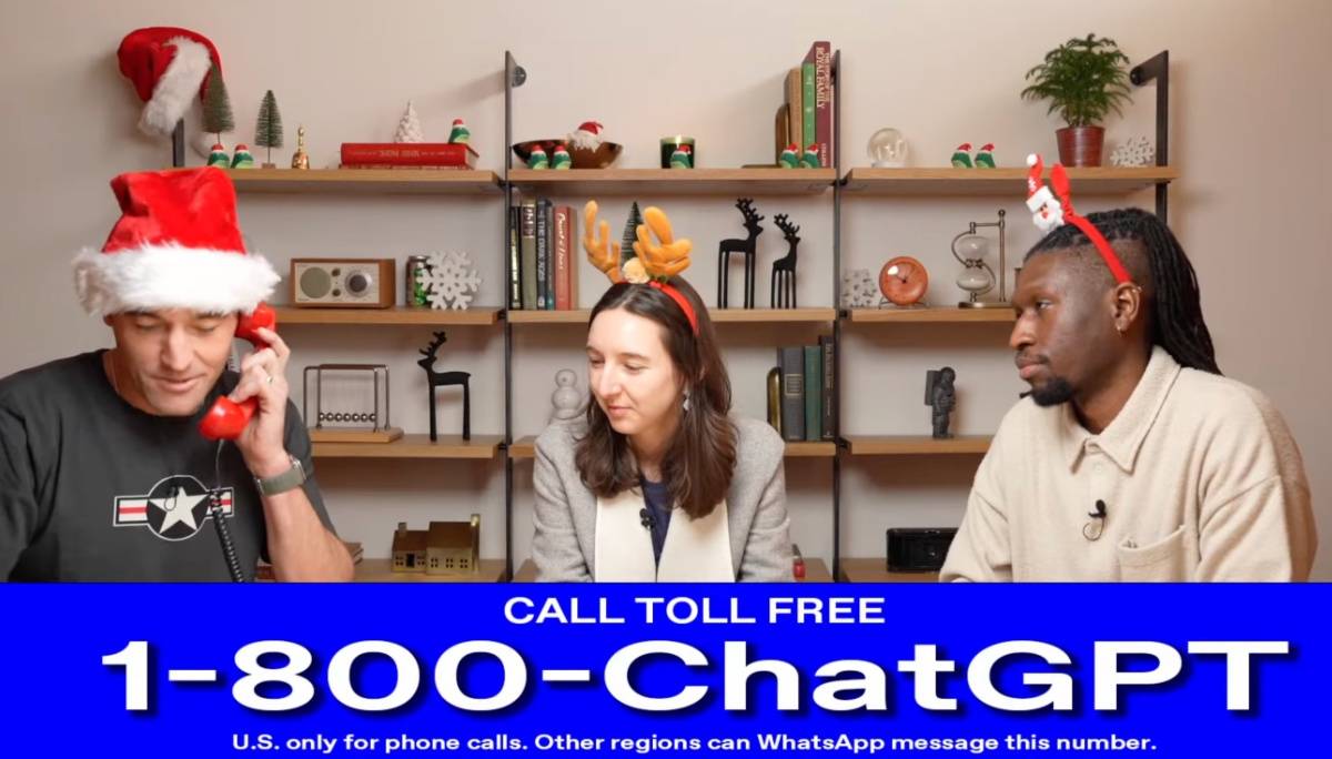 现在可以拨打 1-800-CHATGPT 给 ChatGPT 聊天了！但仅限美国用户抢先体验