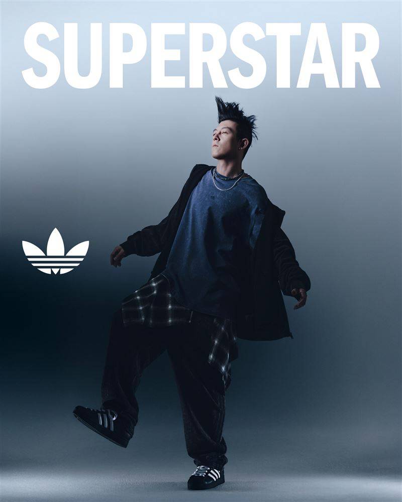 adidas Originals SUPERSTAR强势回归，携手陈冠希、宋雨琦“偏要出头”。（图／品牌业者提供）